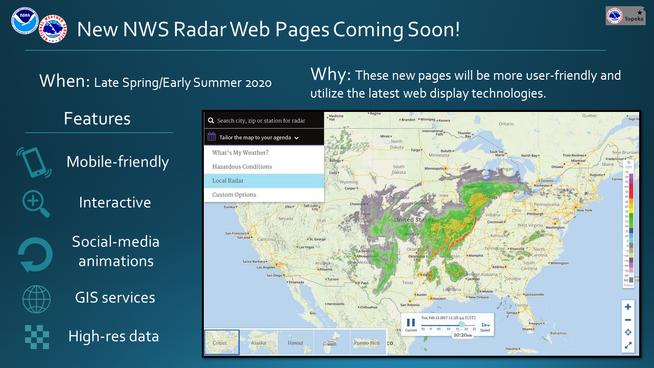 New NWS Radar page Coming Soon!